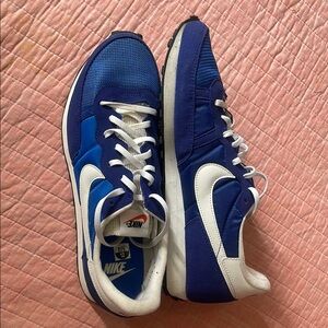 Nike Blue and White Sneakers